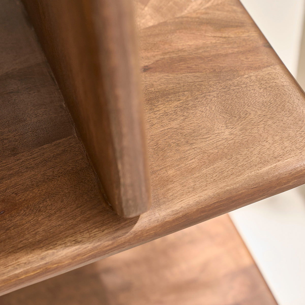 CLEO - Librería de madera maciza de mango, 106 cm