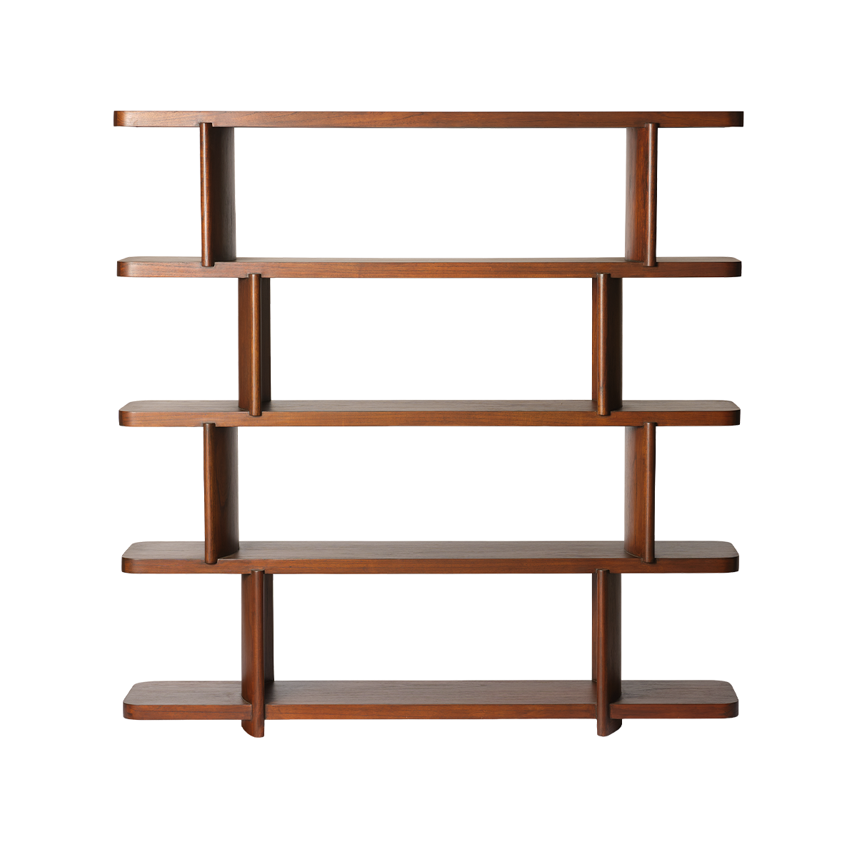 OTTO - Librería de madera de mindi marrón de 160 cm