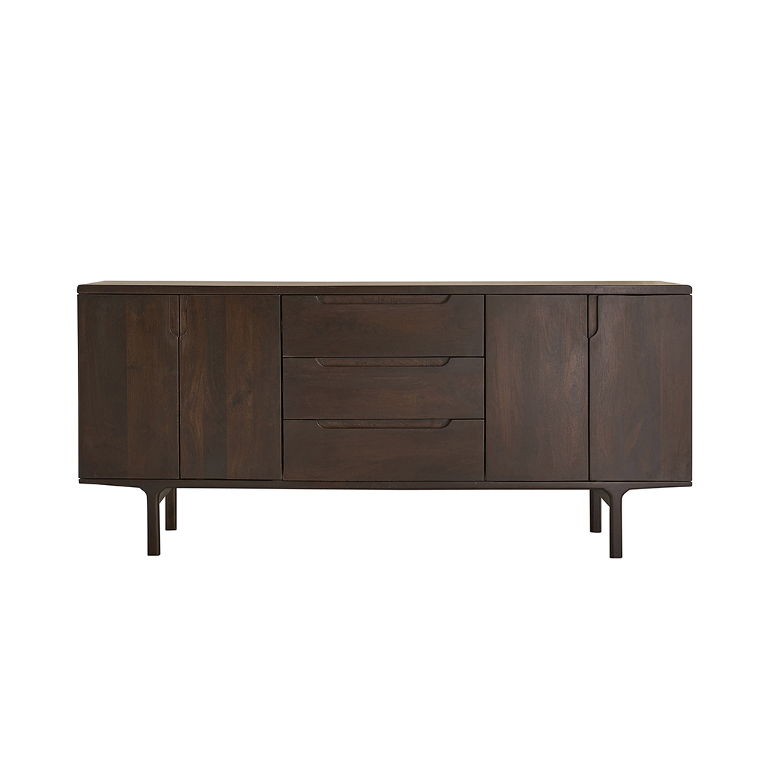 LAZARE - Aparador de madera maciza de mango de 180 cm
