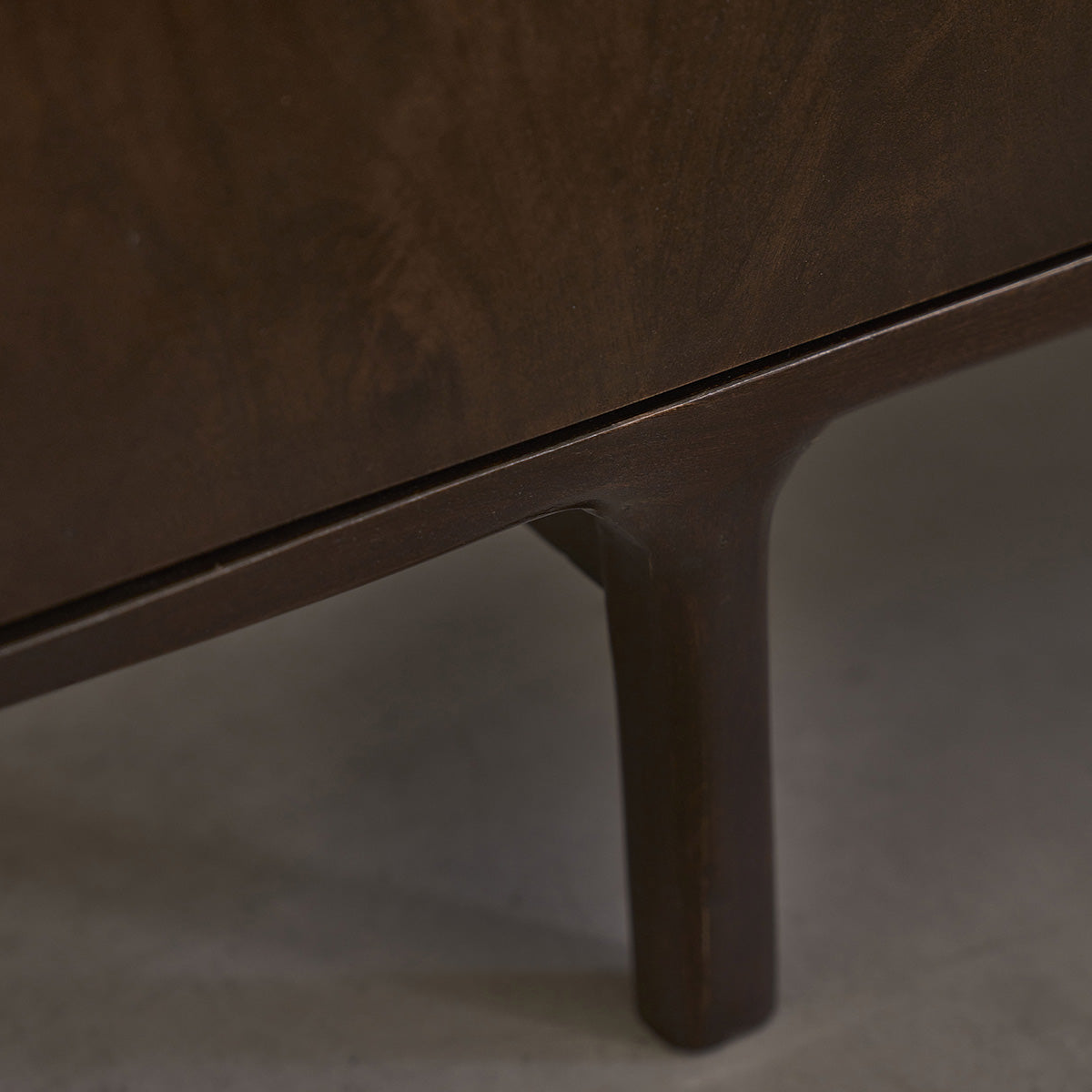LAZARE - Aparador de madera maciza de mango de 150 cm