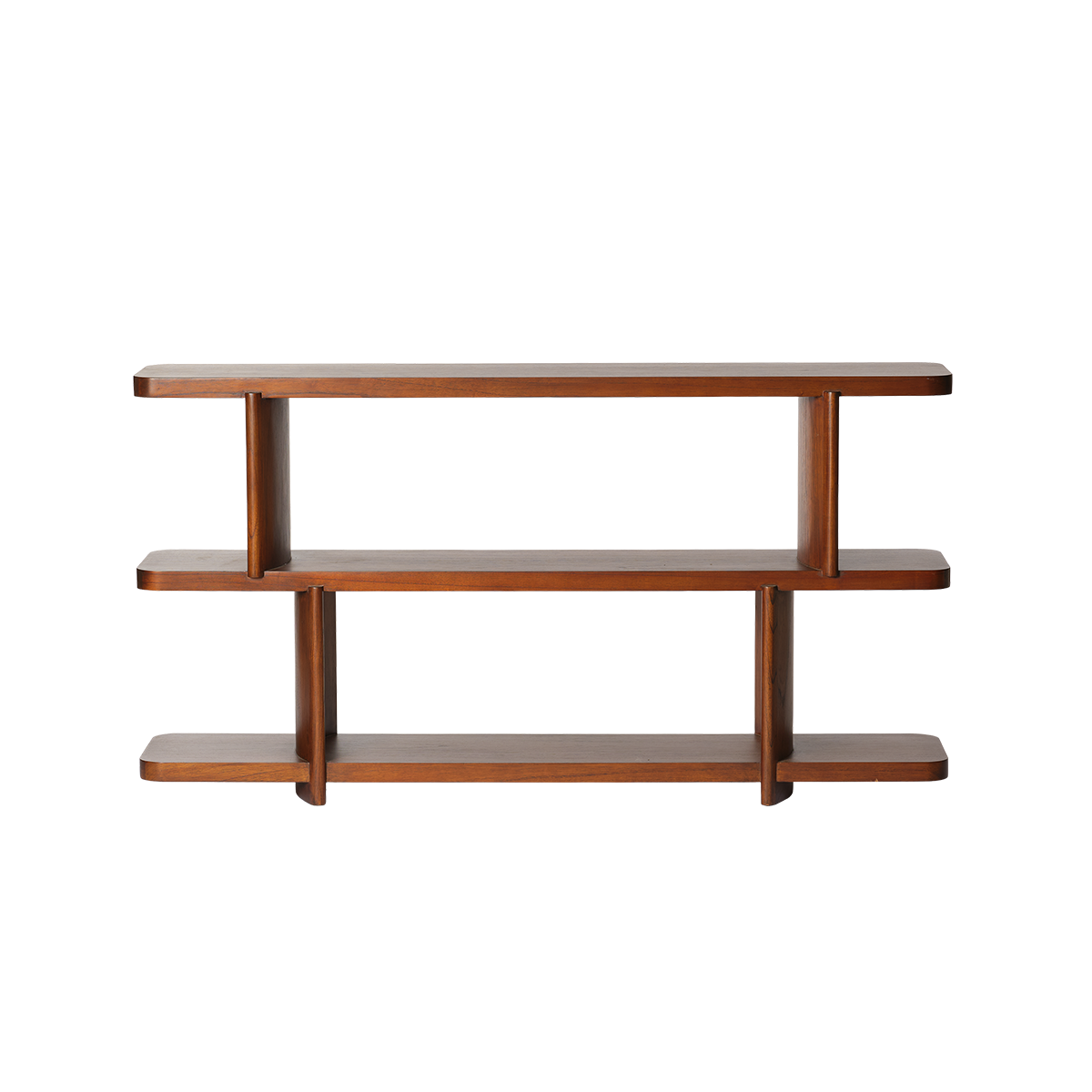 OTTO - Consola de madera de mindi marrón de 160 cm