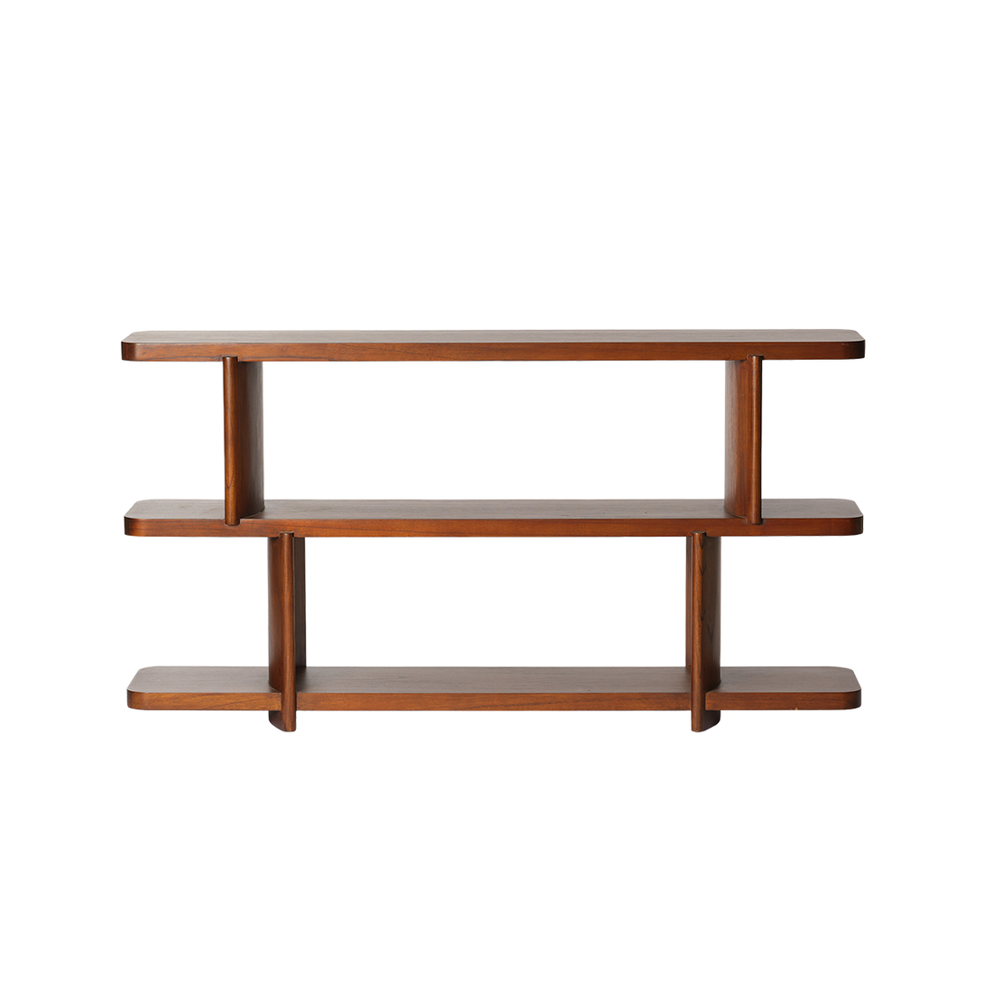 OTTO - Consola de madera de mindi marrón de 160 cm