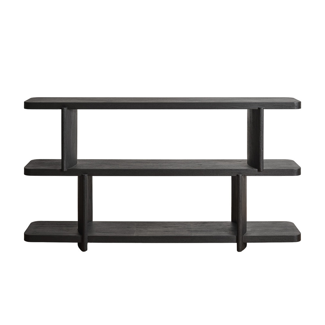 OTTO - Estantería baja de madera maciza de mindi, 160 cm de largo