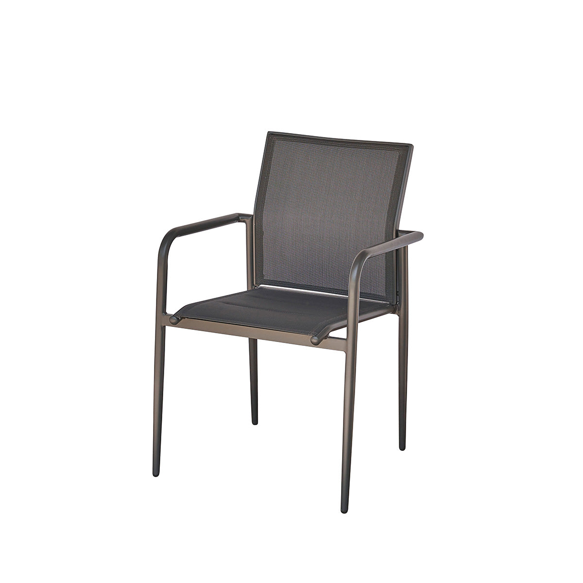 LAGON - Sillón de aluminio y textileno gris