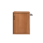 Lavabo suspendido de teca maciza 35 cm