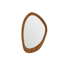Espejo orgánico de madera de teca 90x60 cm