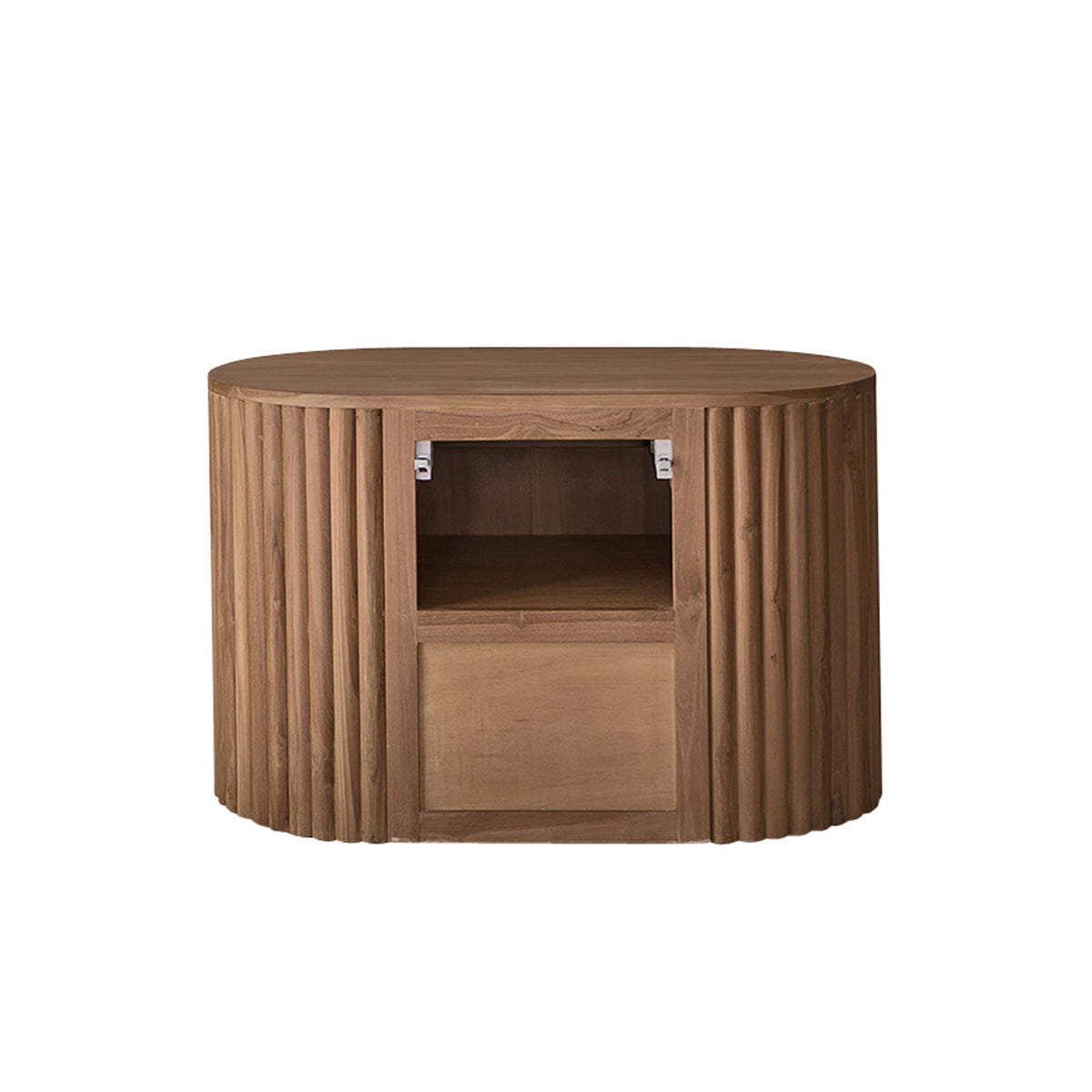 BELIZE - Mueble de baño suspendido de teca maciza de 90 cm