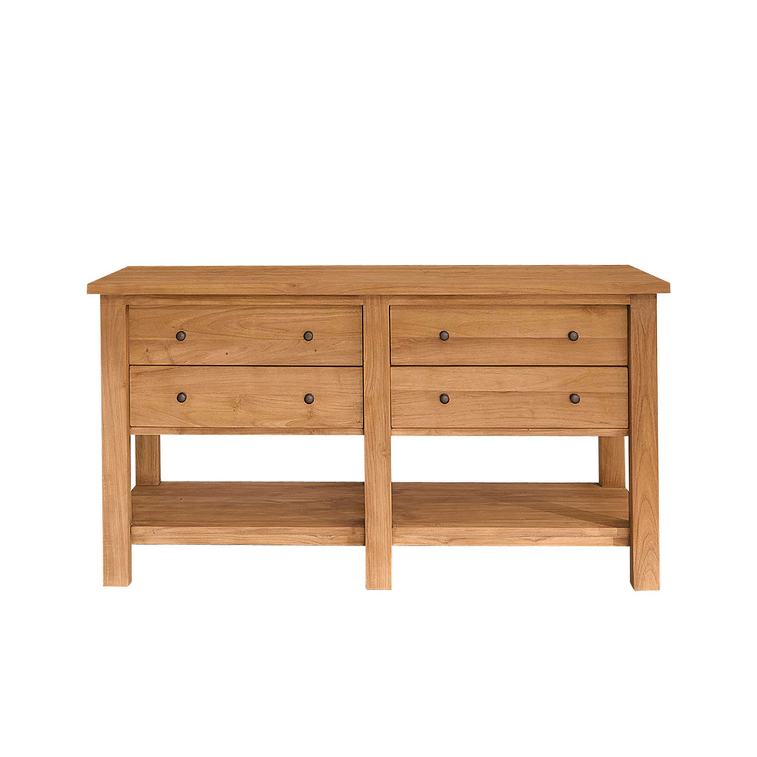 NAHELE - Mueble de baño de teca maciza 150 cm