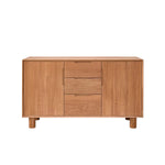 Mueble de baño de teca maciza 140 cm