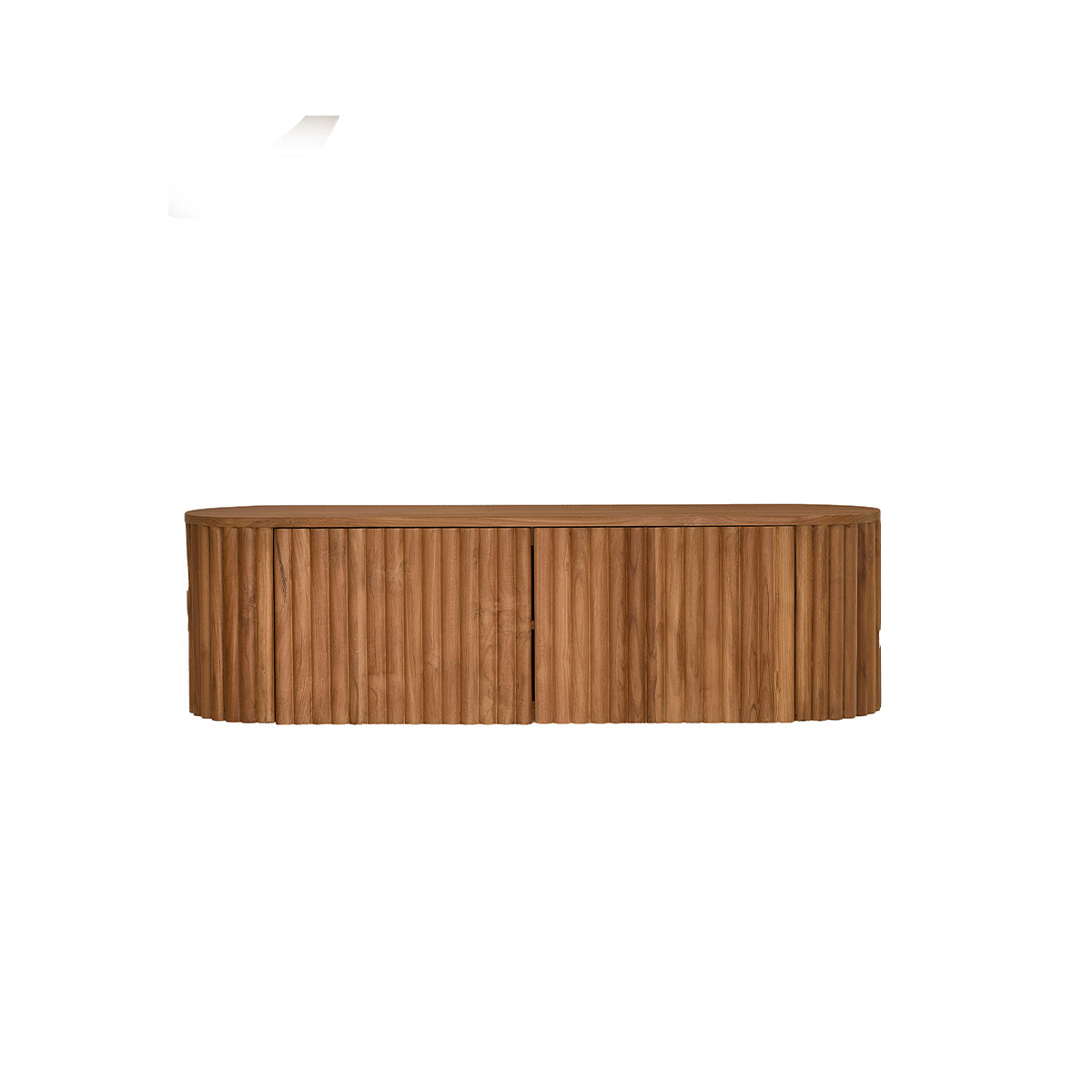 BELIZE - Mueble de TV suspendido de madera de teca de 140 cm
