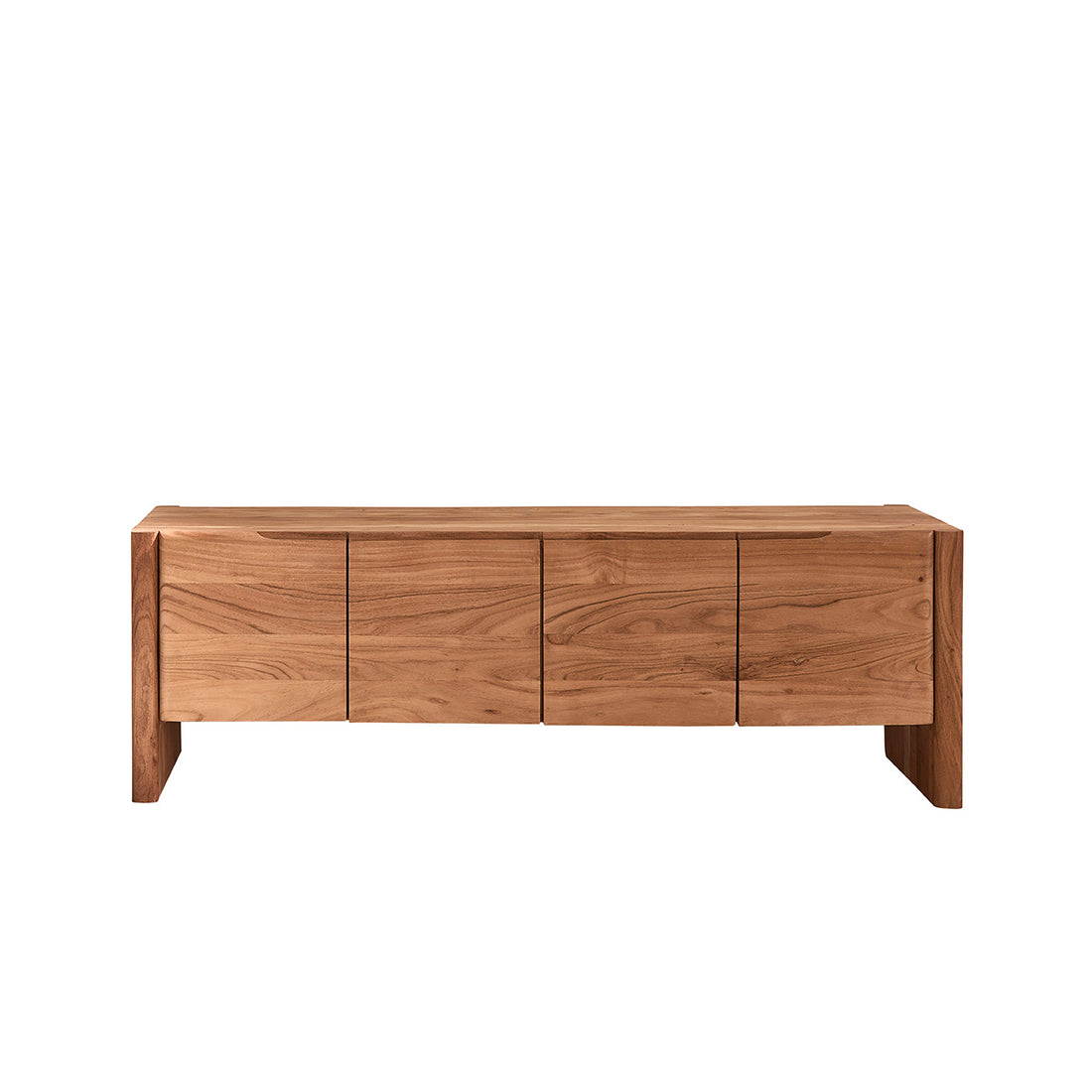 CALI - Mueble para la tele de acacia maciza de 150 cm