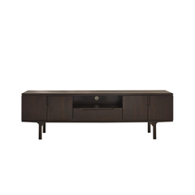 Mueble para la tele de madera maciza de mango, 180 cm