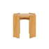 Mesita auxiliar de madera de mindi natural