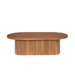 Mesa baja de teca maciza de 120 cm