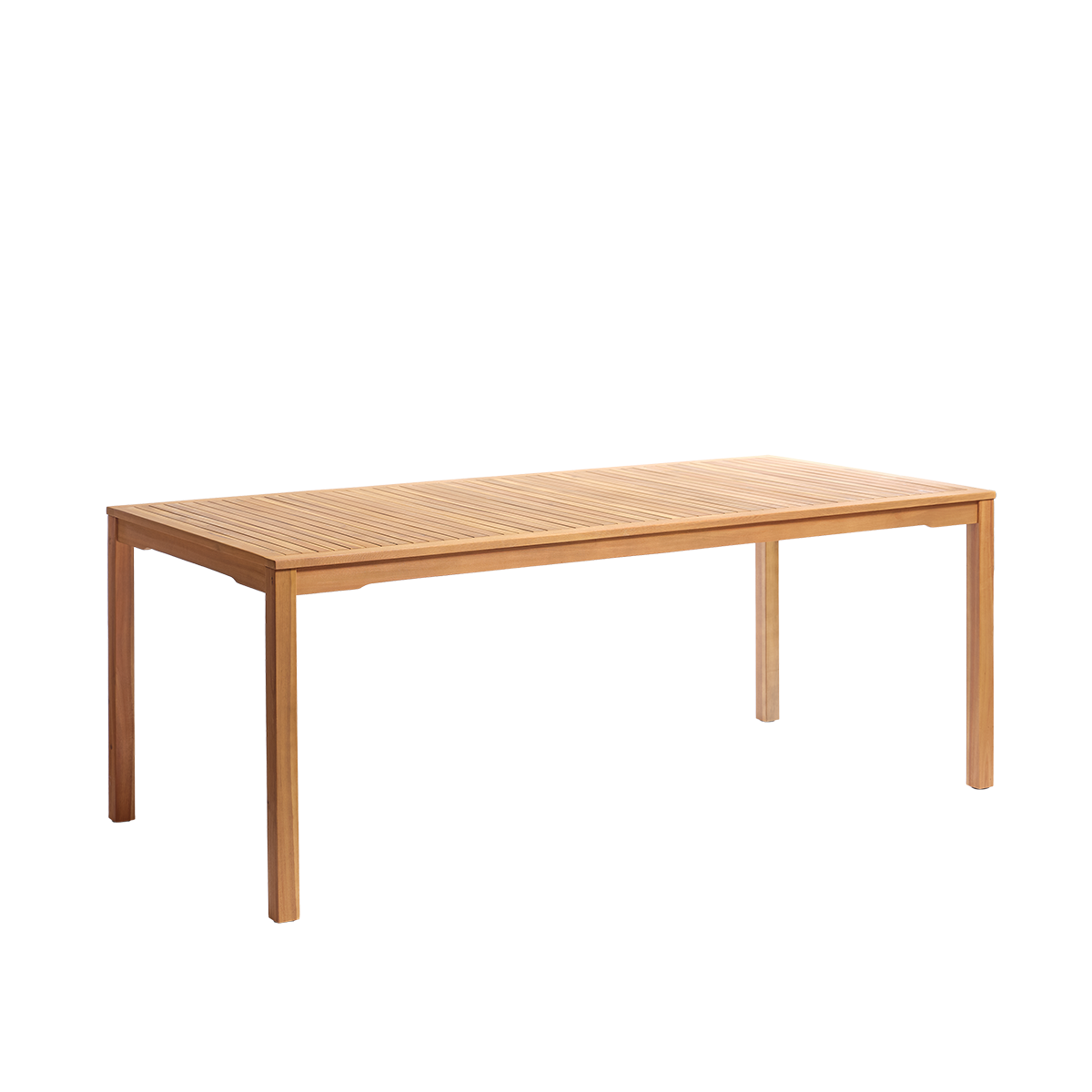 MILOS - Mesa de jardín de madera maciza de acacia aceitada, 200 cm
