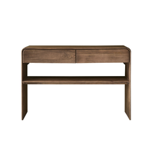Consola de madera maciza de mango de 120 cm