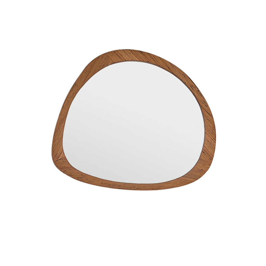 AUSTIN - Espejo de teca maciza reciclada de 70 cm