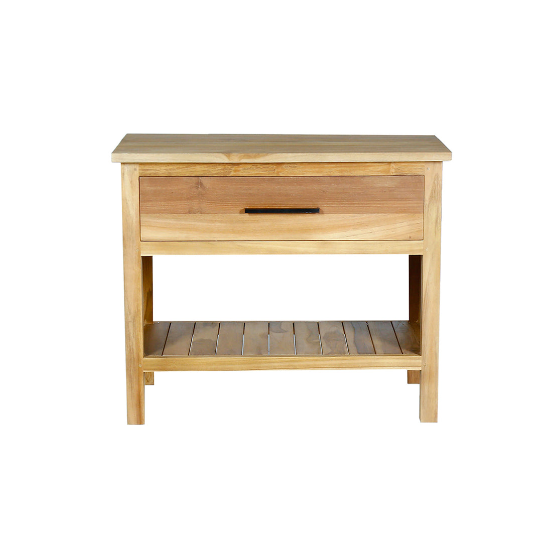 MARLI - Mueble de lavabo de teca maciza 90 cm