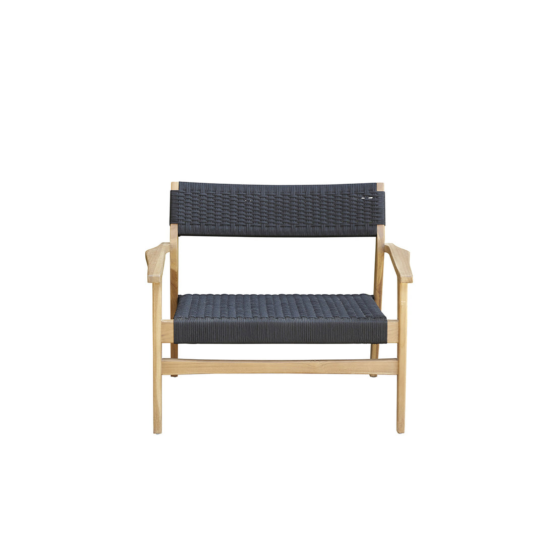 ESTHER - Sillón de exterior de teca maciza y cuerda