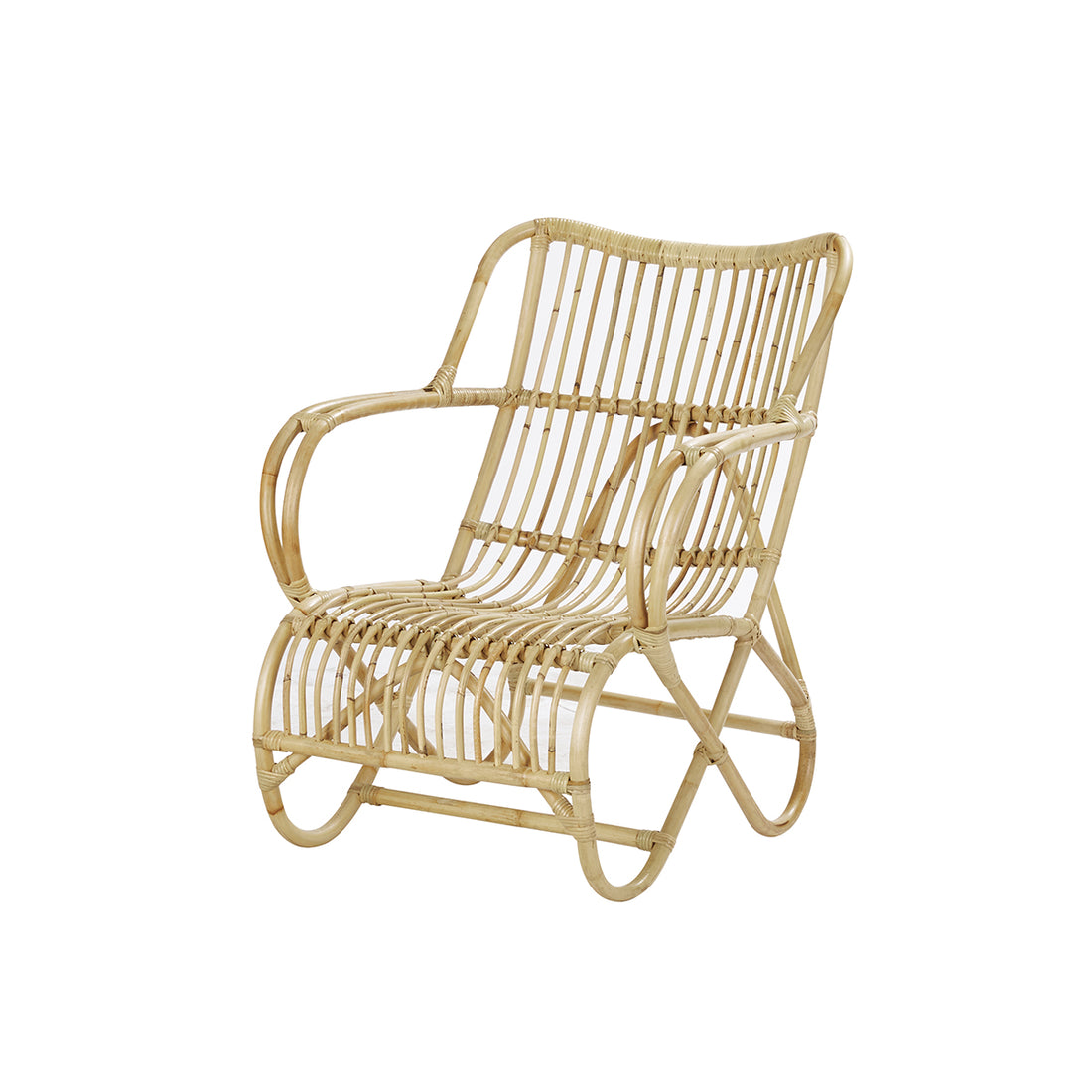 PAOLA - Sillón de ratán acogedor