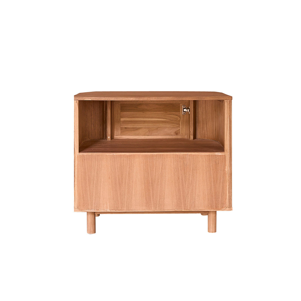COLINE - Mueble para lavabo de teca maciza de 90 cm
