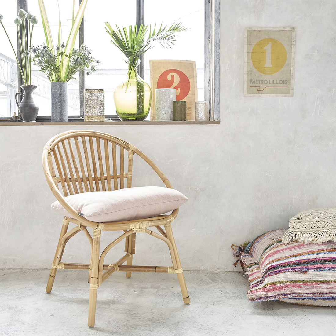 PAOLA - Sillón de ratán