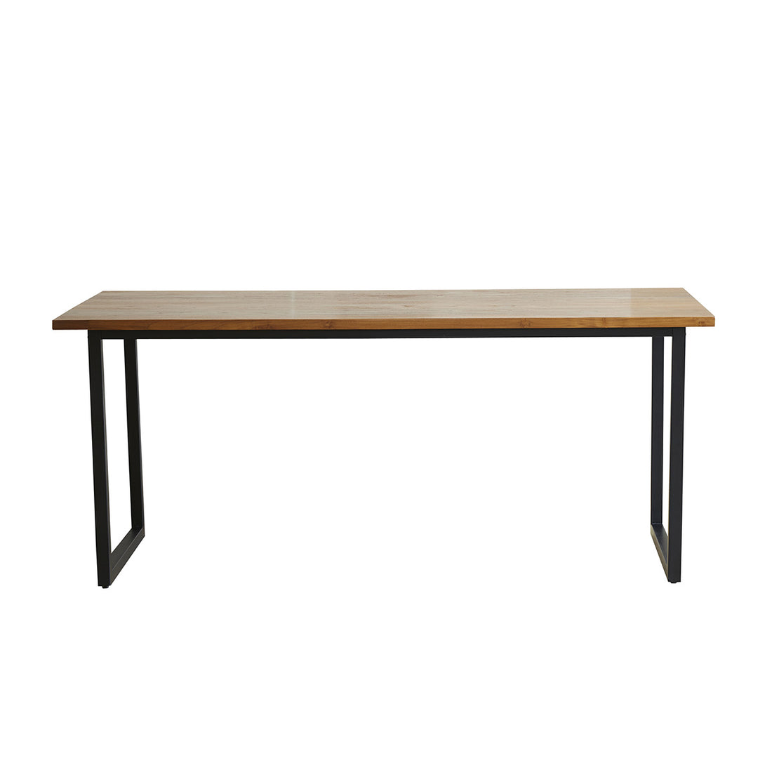 HUGO - Mesa de teca maciza y metal 8 pers.