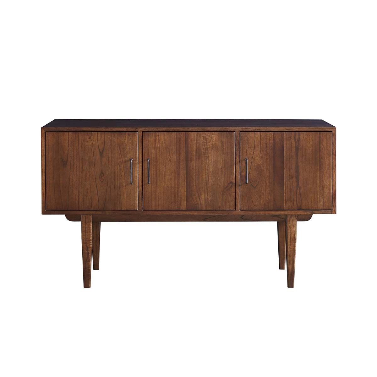 VINTAGE - Mueble de baño de mindi macizo 135 cm doble tablero