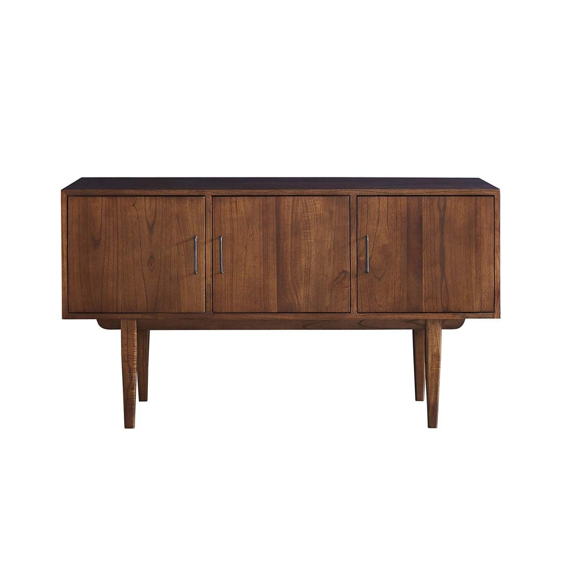 VINTAGE - Mueble de baño de mindi macizo 135 cm doble tablero