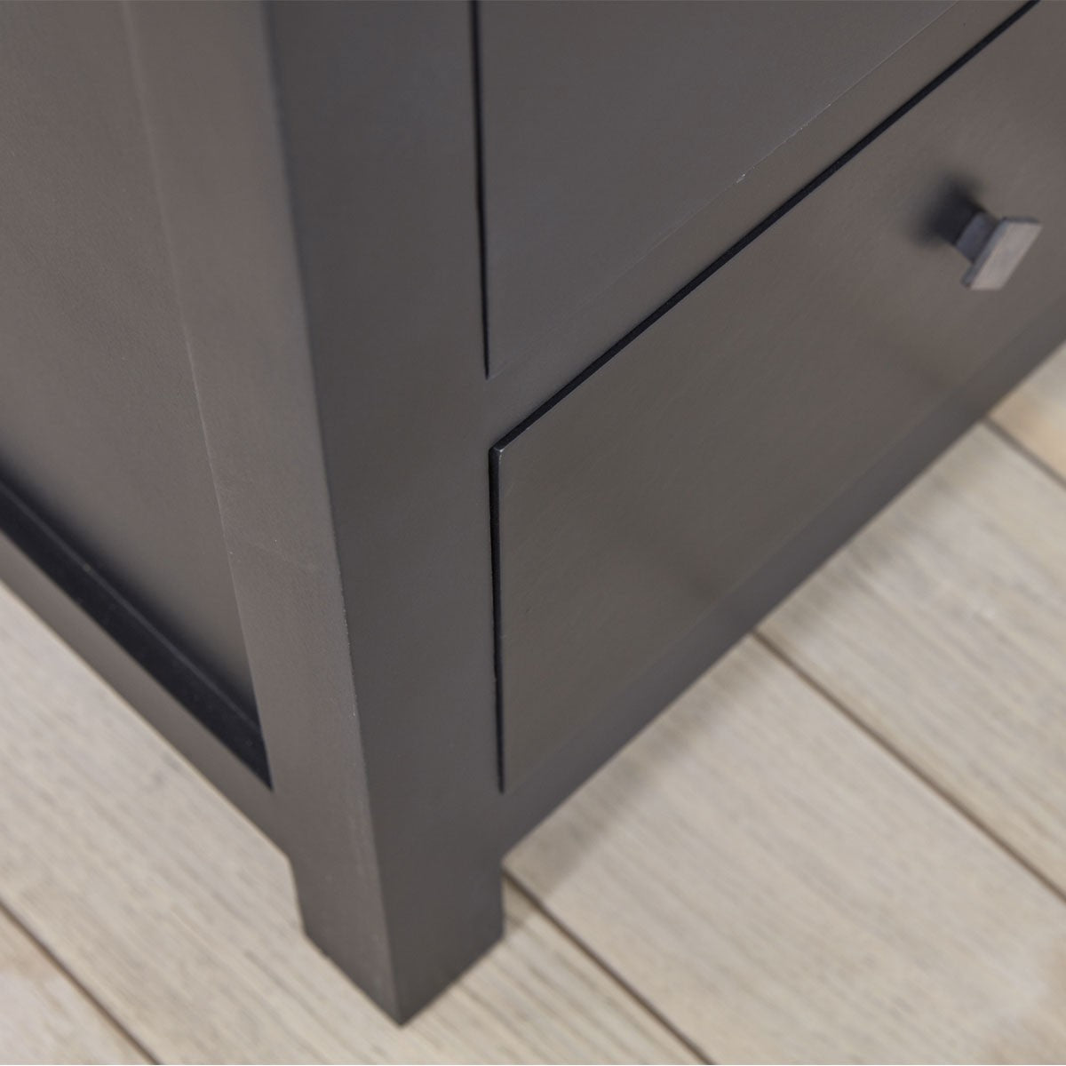 LONDRES - Mueble de TV de caoba y teca maciza 180 cm