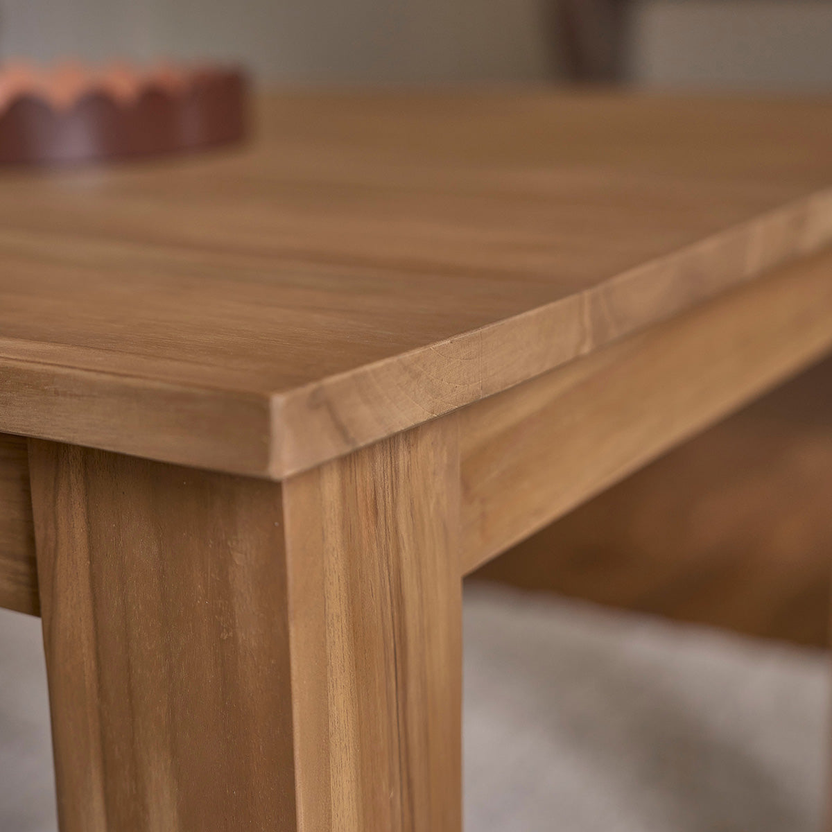 BOSTON - Mesa de teca maciza 8 pers.