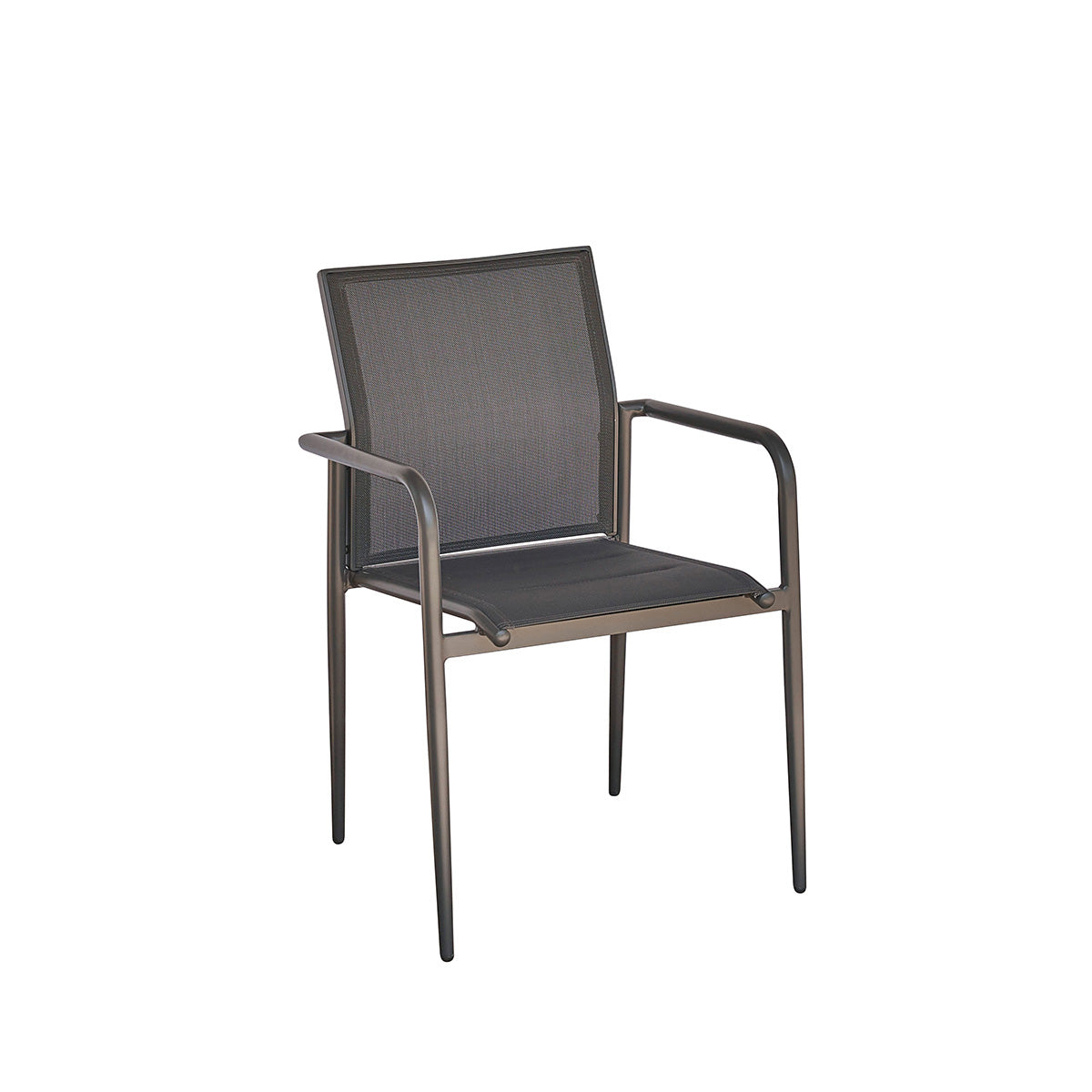 LAGON - Sillón de aluminio y textileno gris