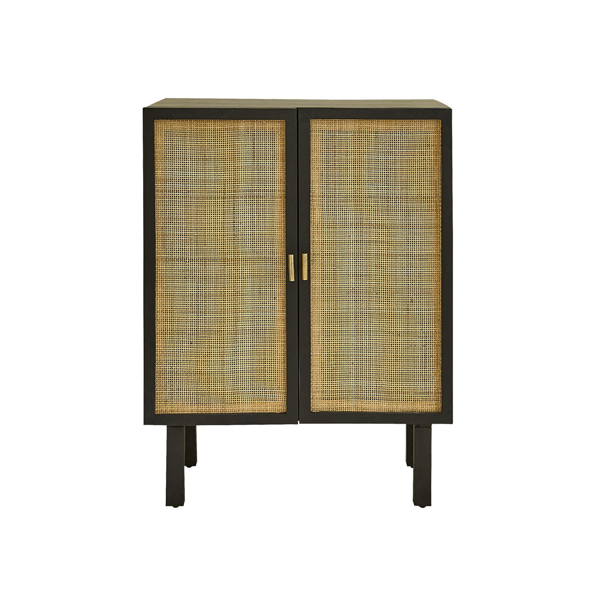 BLAISE - Aparador de mango macizo y rejilla 68 cm