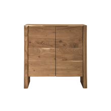 Aparador de acacia maciza de 80 cm