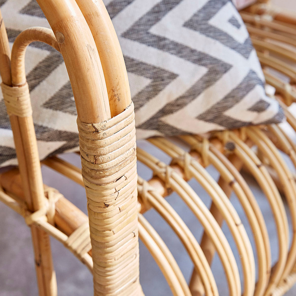 PAOLA - Sillón de ratán confort