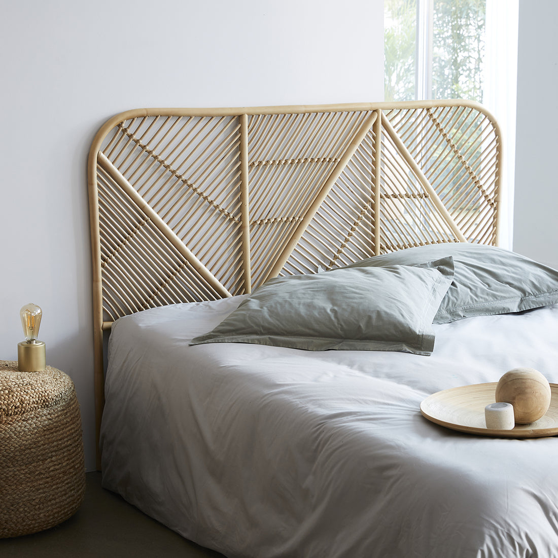 BOHO - Cabecero de ratán 160 cm