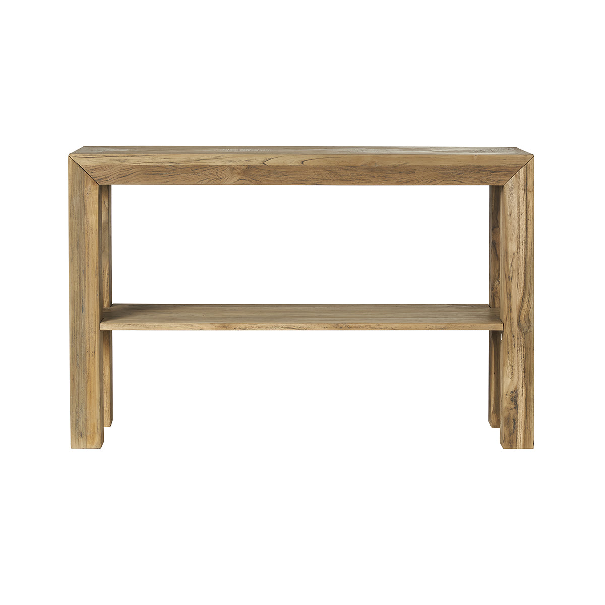 CARGO - Consola de teca maciza reciclada de 120 cm