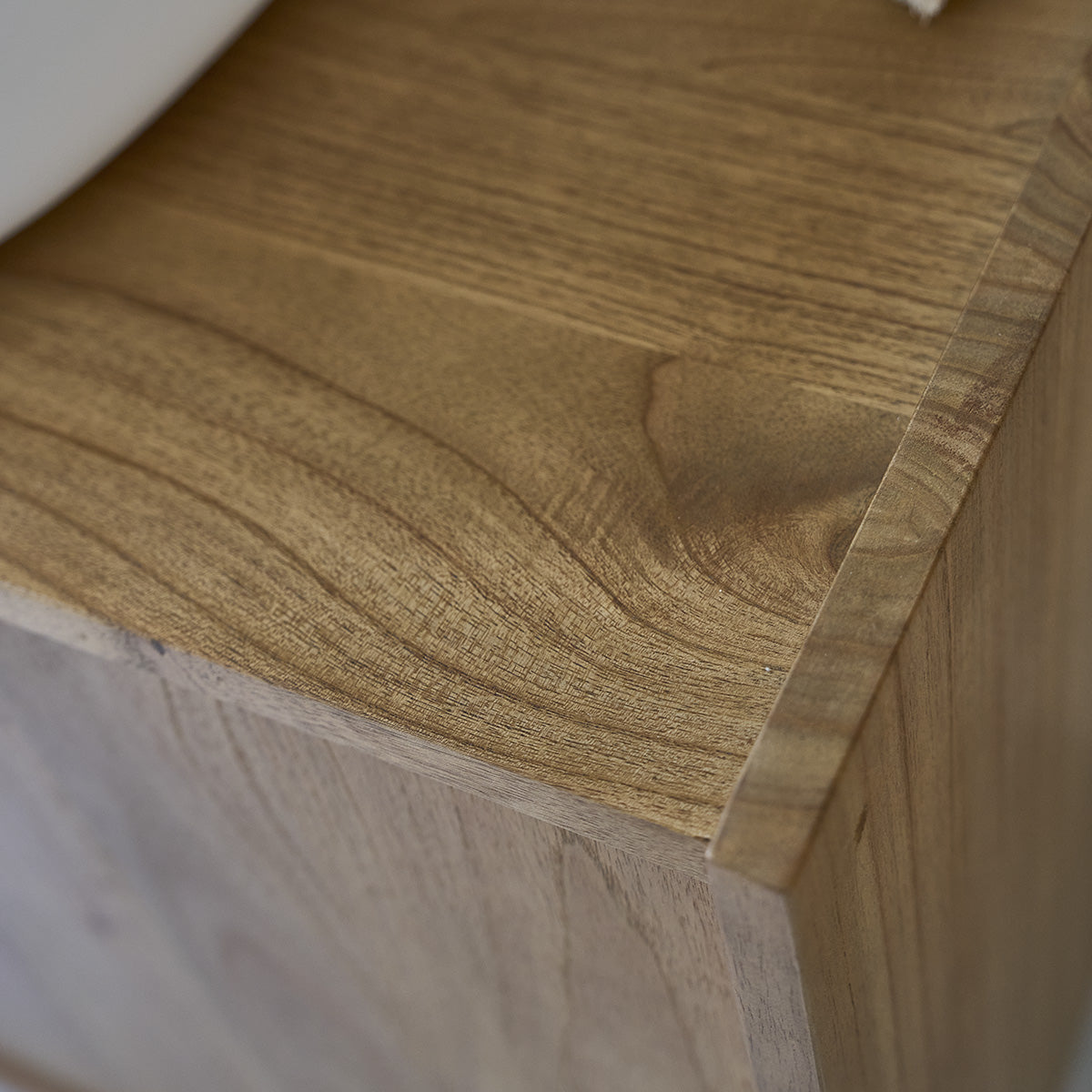 FIFTIES - Mueble de lavabo de mindi macizo 90 cm