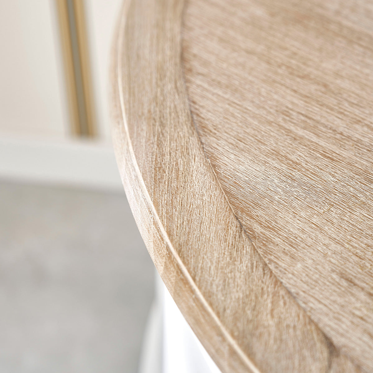 LONDRES - Mueble de TV de madera de caoba y teca blanco 160 cm