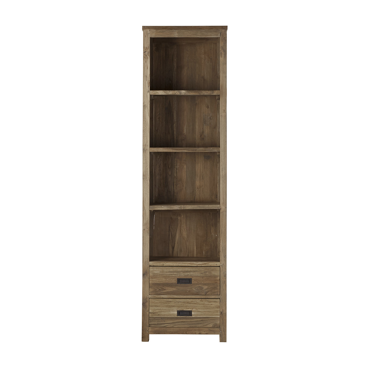 CARGO - Librería de teca maciza reciclada de 60 cm