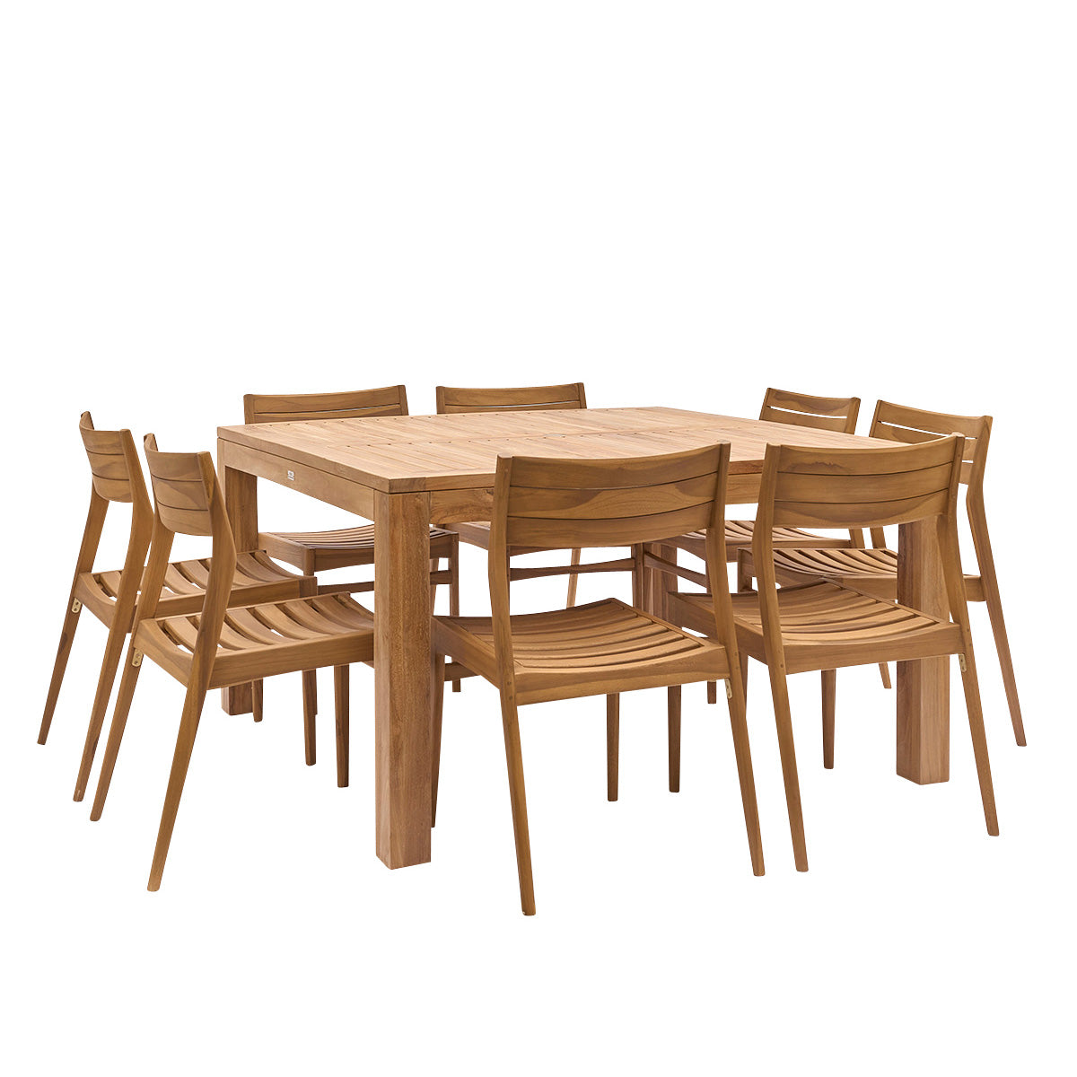 MALTE - Salón de exterior de teca maciza para 8 pers.