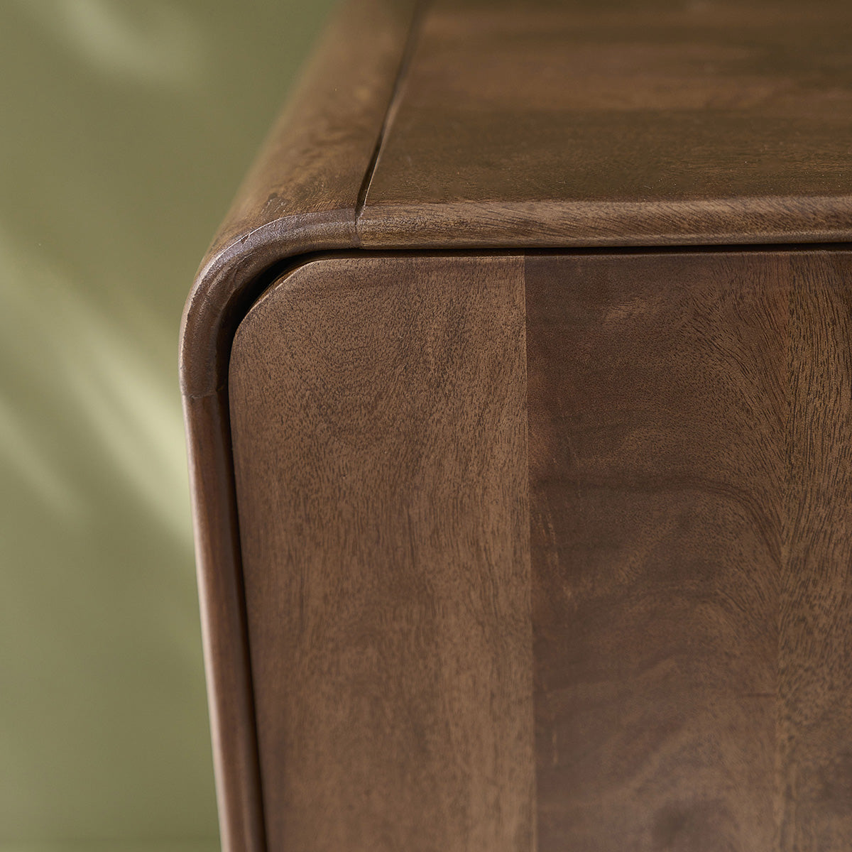 SOFIA - Mueble para la tele de madera maciza de mango, 160 cm