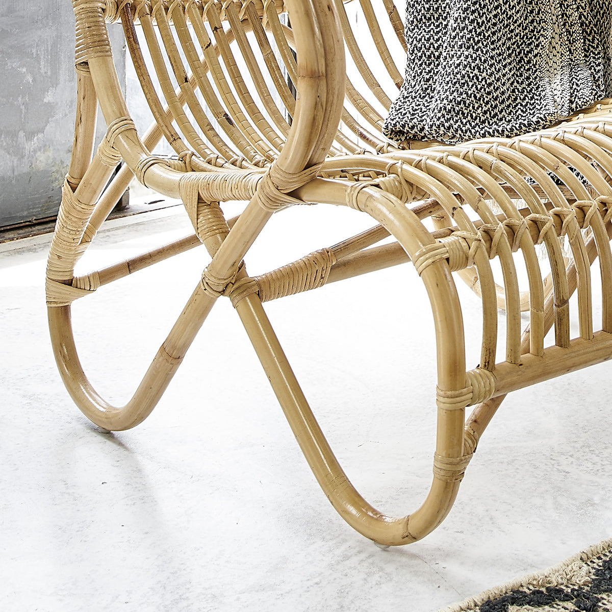BOHO - Lote de 2 sillones de ratán
