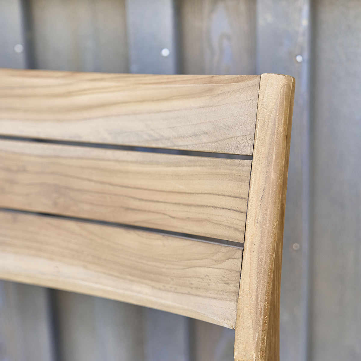 APRIL - Silla de exterior de teca maciza