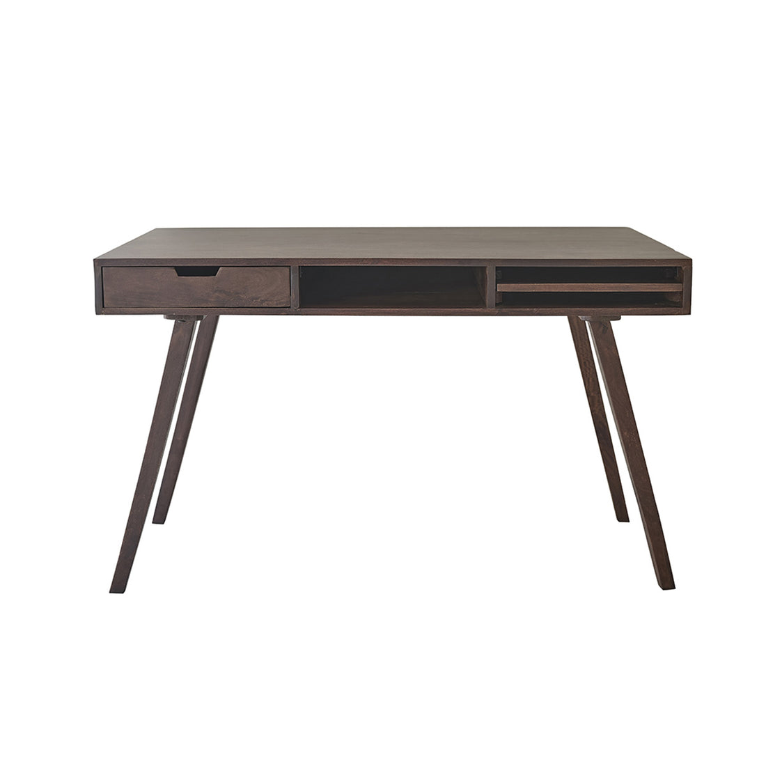 BRUNE - Escritorio de mango macizo de 120 cm
