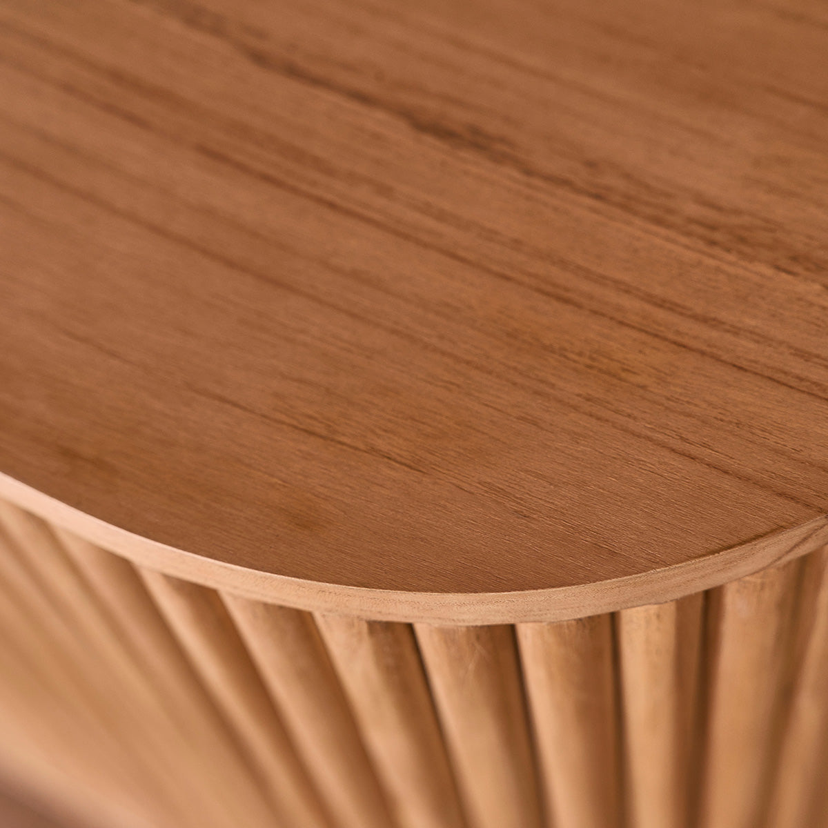 COLINE - Mueble para lavabo de teca maciza de 90 cm