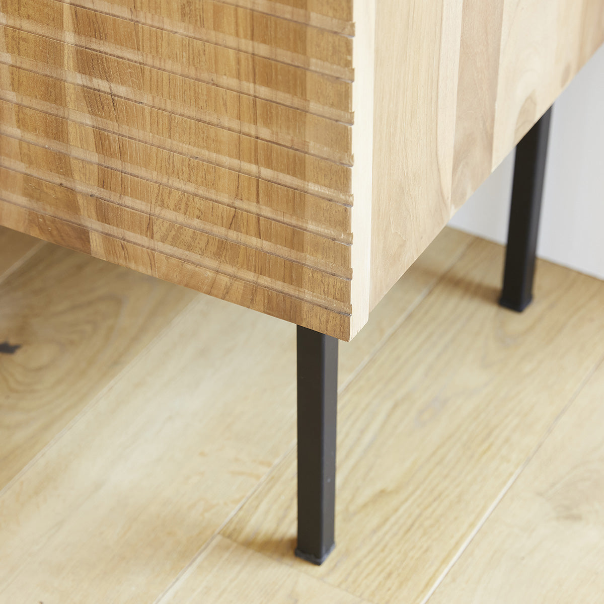 PORTLAND - Aparador de teca maciza 120 cm