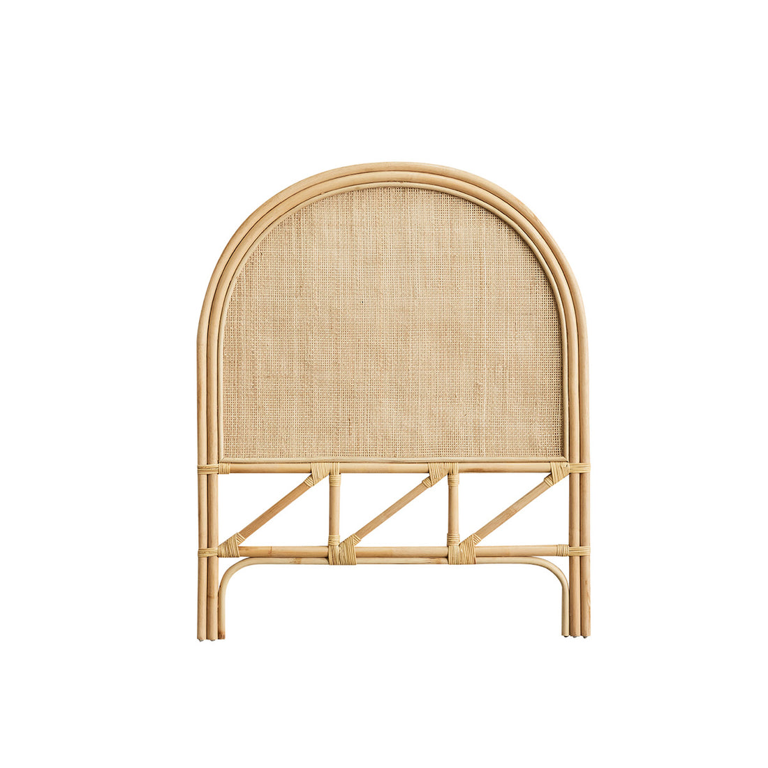 JANE - Cabecero de ratán y rejilla 90 cm