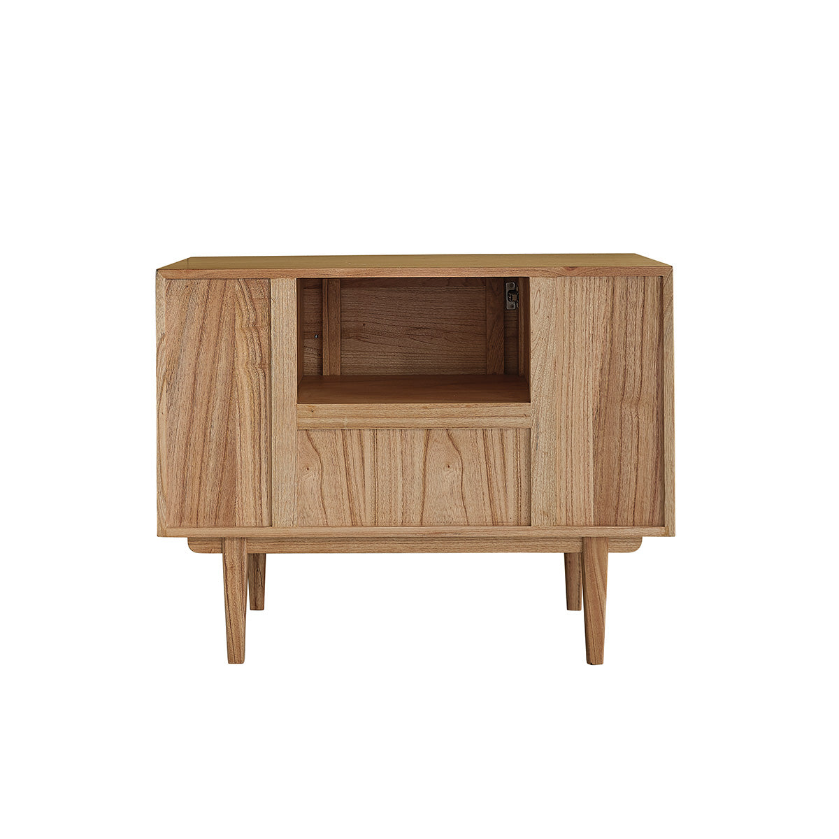 FIFTIES - Mueble de lavabo de mindi macizo 100 cm