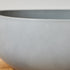 Lavabo de hormigón gris ovalado 50 cm